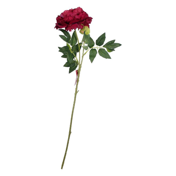 HOME Flor Peonia deco Roja