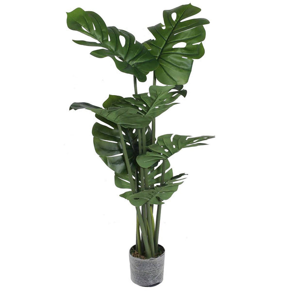 HOME Planta Con Macetera red clay Verde