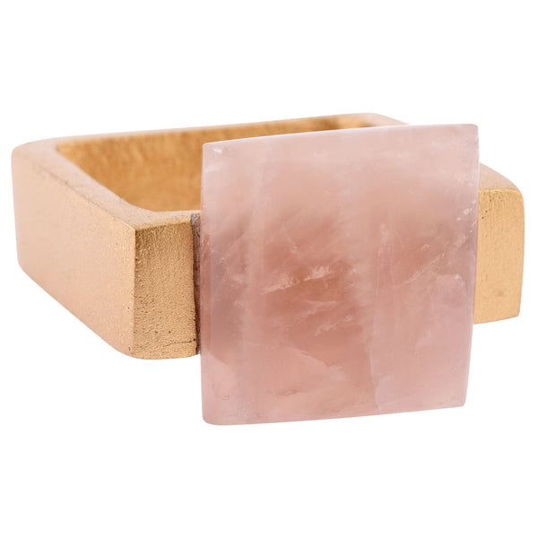 HOME Anillos p/servilletas quartz rose  set/4