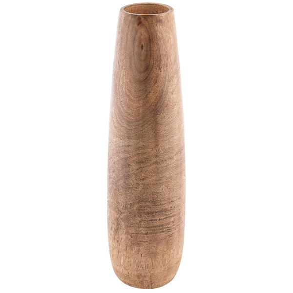 HOME Florero Natural Wood  17”