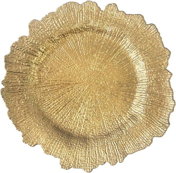 HOME Porta plato Treasure Gold