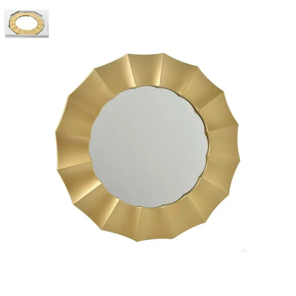 HOME Espejo para pared Earthy    Gold