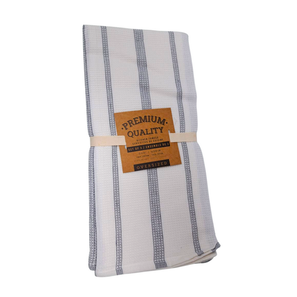 HOME Set de toallas de cocina premium navy