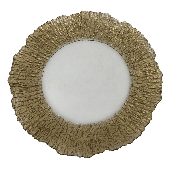 HOME Porta Plato Sundance  Blanco /oro