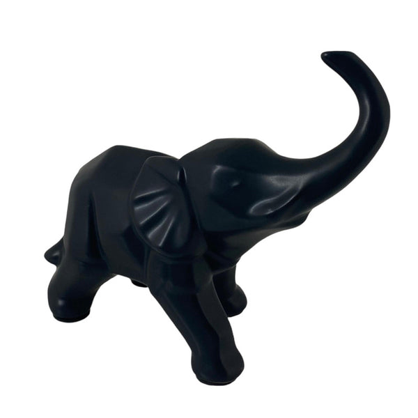 HOME Figura Elefante Savage  Negro 21 cm