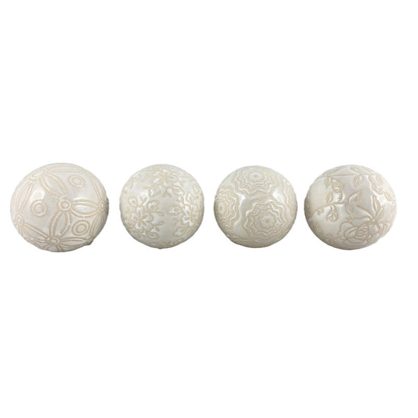 HOME Pelota Deco Treasure Blanco