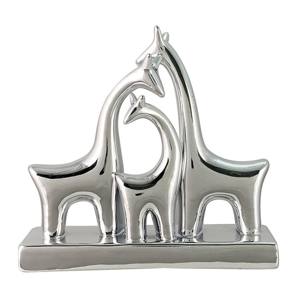 HOME Figura Jirafa Starlight Silver