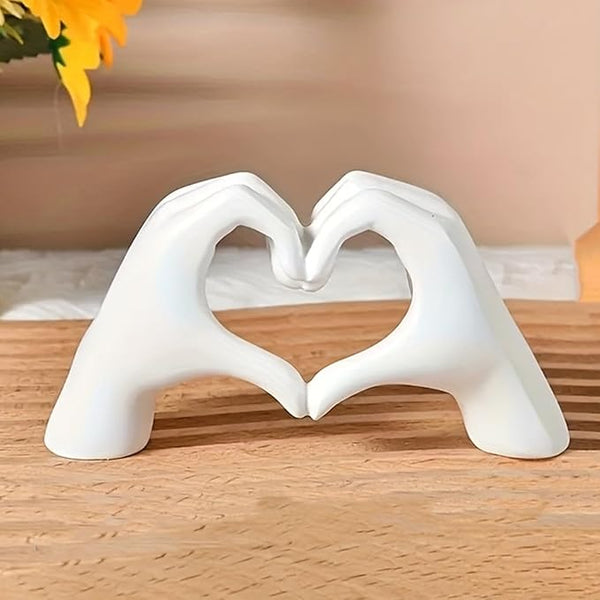 HOME Figura Corazon Lofty  Blanco