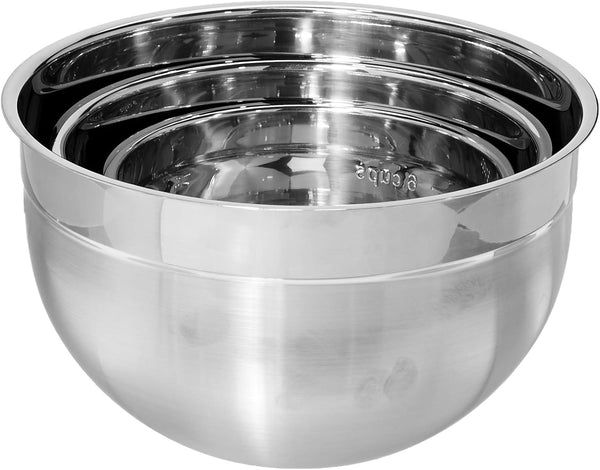 HOME Set de tazones para mezclar acero inoxidable