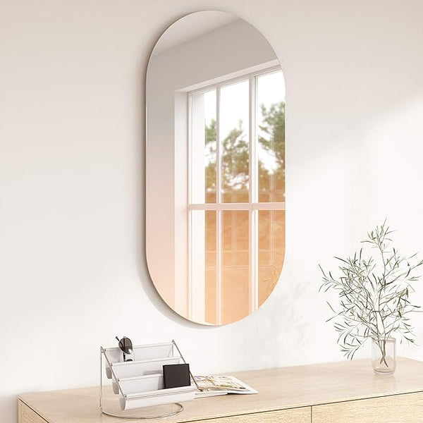 HOME Espejo ovalado de pared Misto