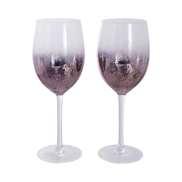 HOME Juego de copas de vino bronce