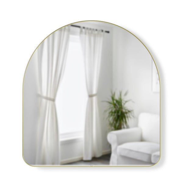 HOME Espejo para pared arqueado hubba  titanium